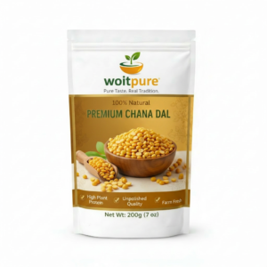Organic Chana Dal 200g | Unpolished, High Protein | Woitpure
